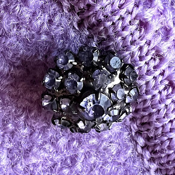 GEIGER Tyrol Lilac Purple 100% Wool Tailored Cropped Jacket size 36 (US 2 to 4) - Picture 9 of 11